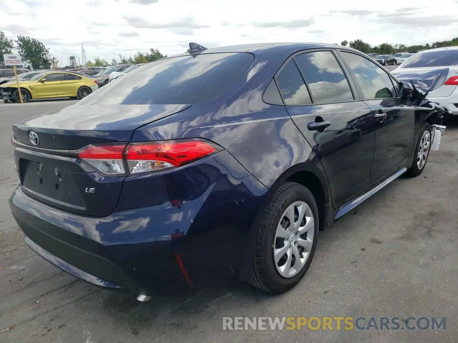 4 Photograph of a damaged car JTDEPMAEXMJ170840 TOYOTA COROLLA 2021