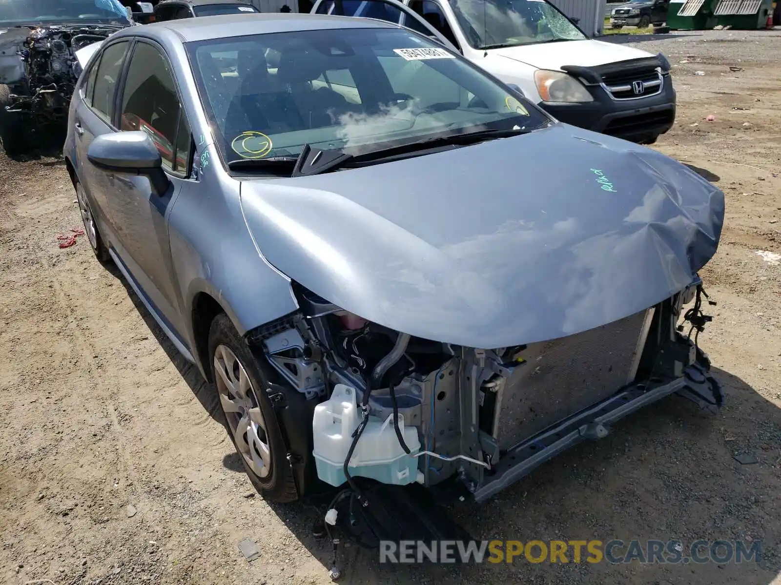 1 Photograph of a damaged car JTDEPMAEXMJ171678 TOYOTA COROLLA 2021