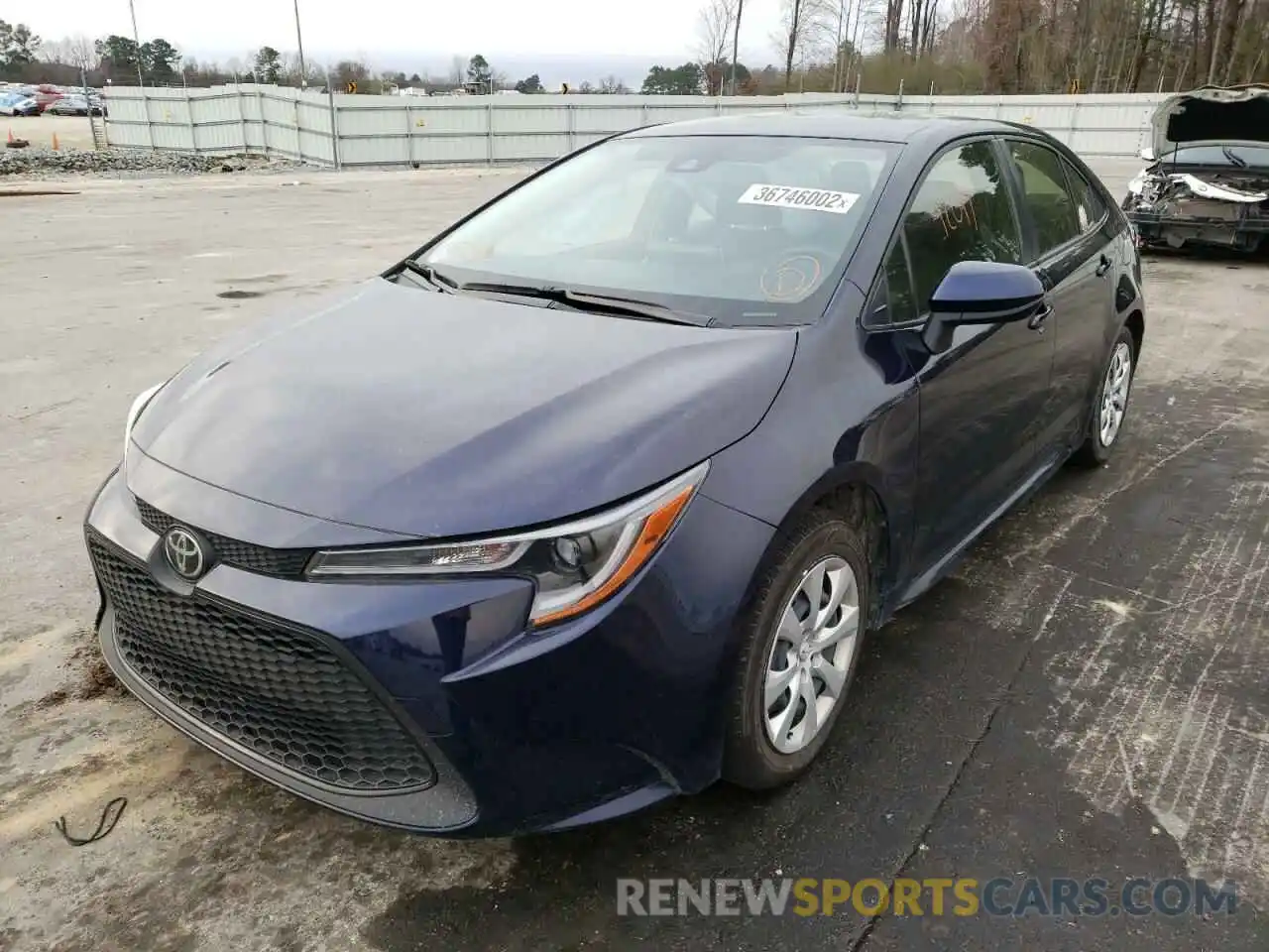 2 Photograph of a damaged car JTDEPMAEXMJ172605 TOYOTA COROLLA 2021