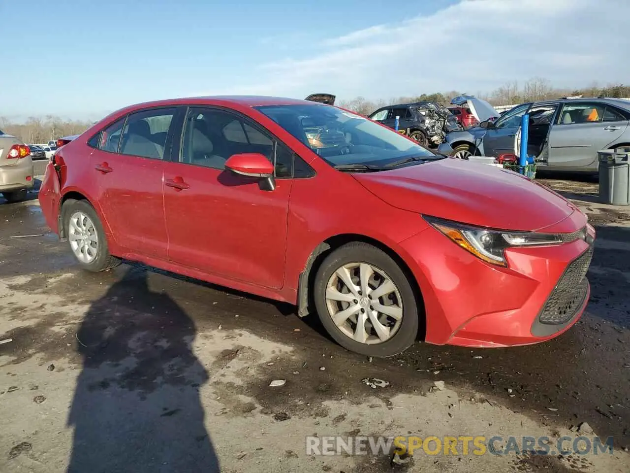 4 Photograph of a damaged car JTDEPMAEXMJ173222 TOYOTA COROLLA 2021
