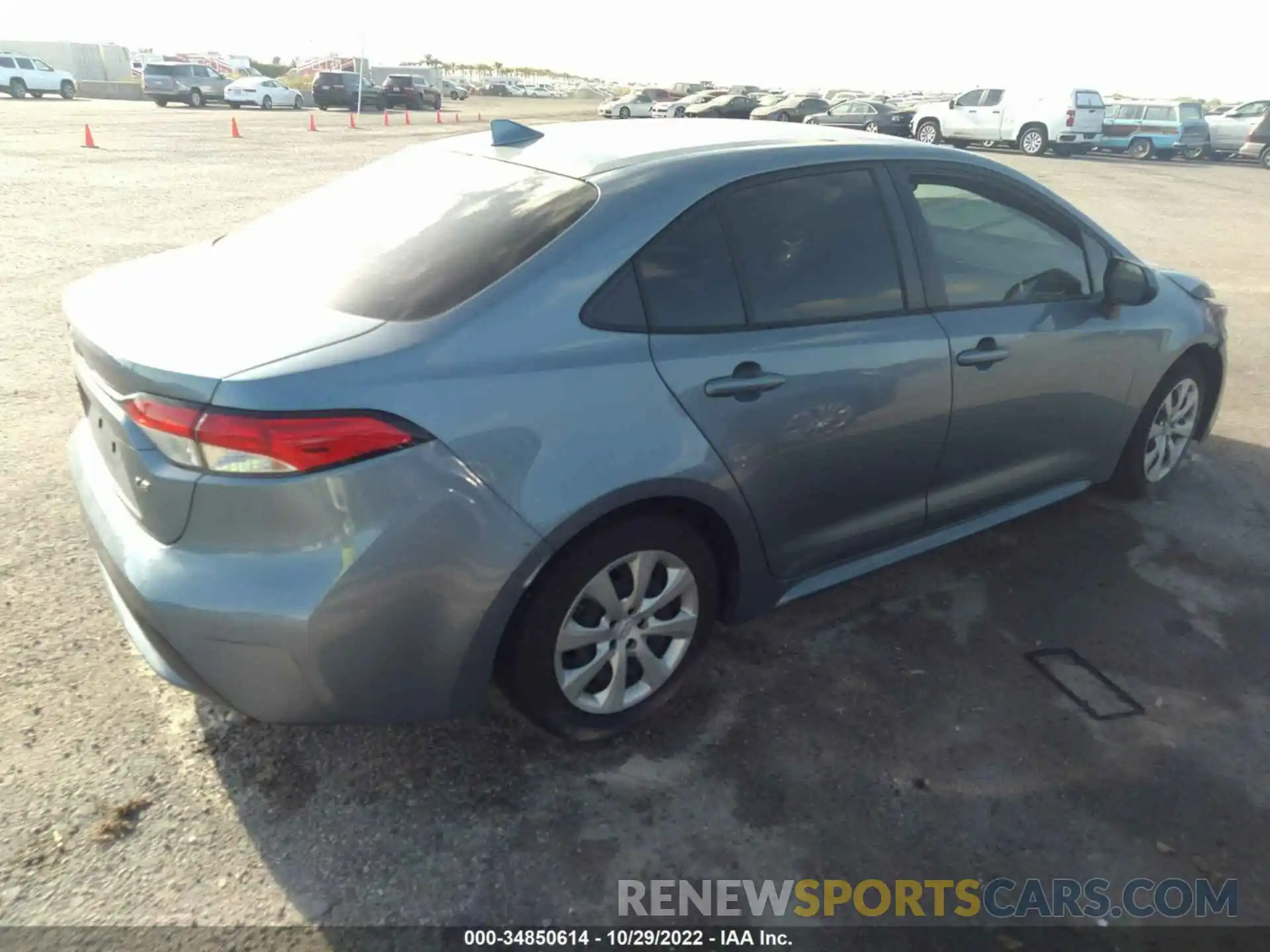 4 Photograph of a damaged car JTDEPMAEXMJ177593 TOYOTA COROLLA 2021