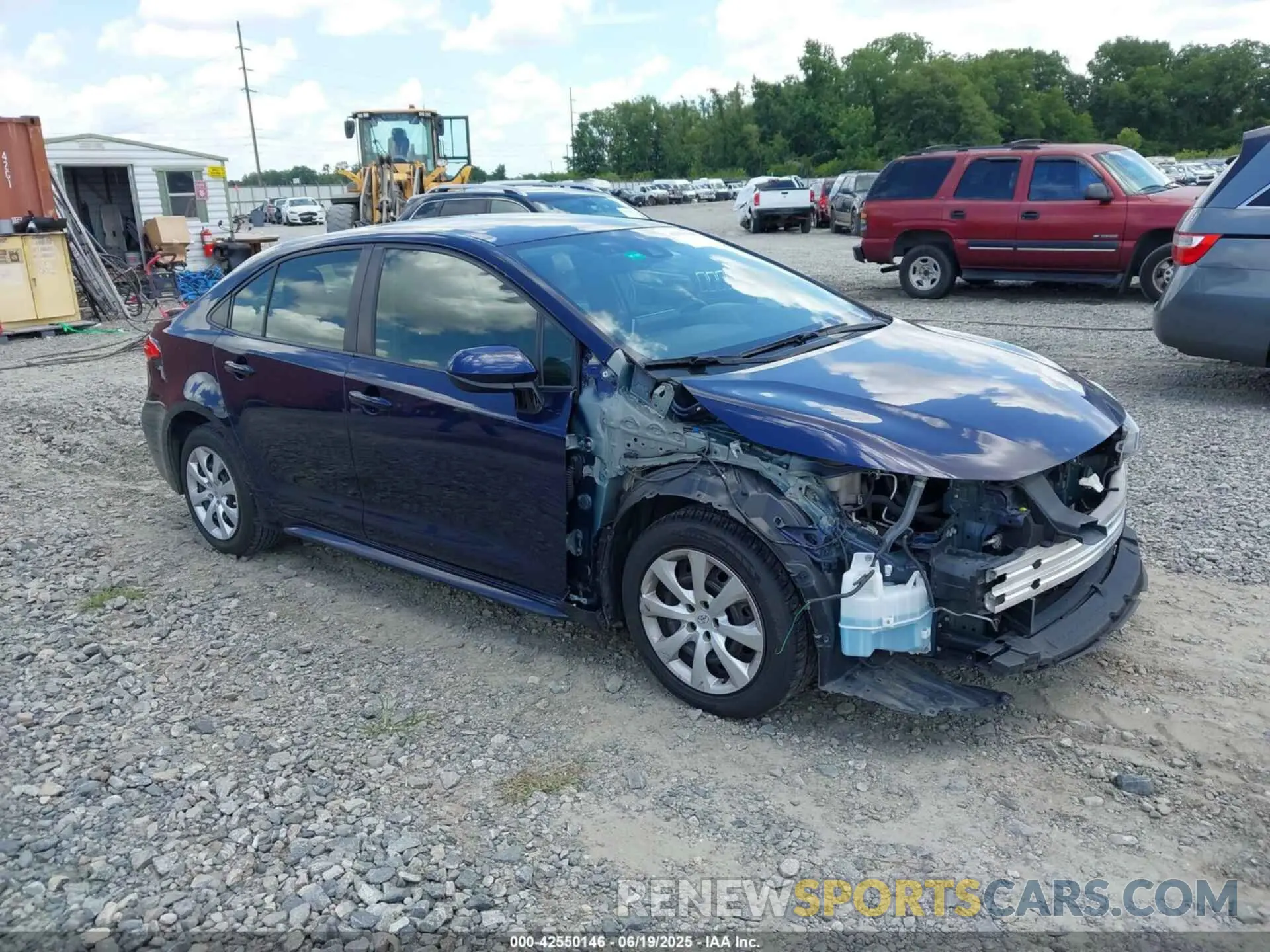 1 Photograph of a damaged car JTDEPMAEXMJ178131 TOYOTA COROLLA 2021
