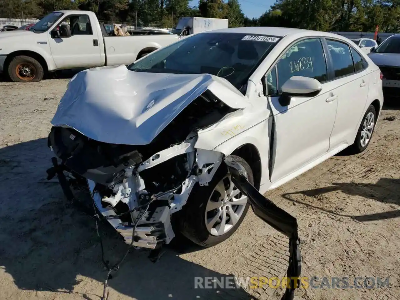 2 Photograph of a damaged car JTDEPMAEXMJ179411 TOYOTA COROLLA 2021