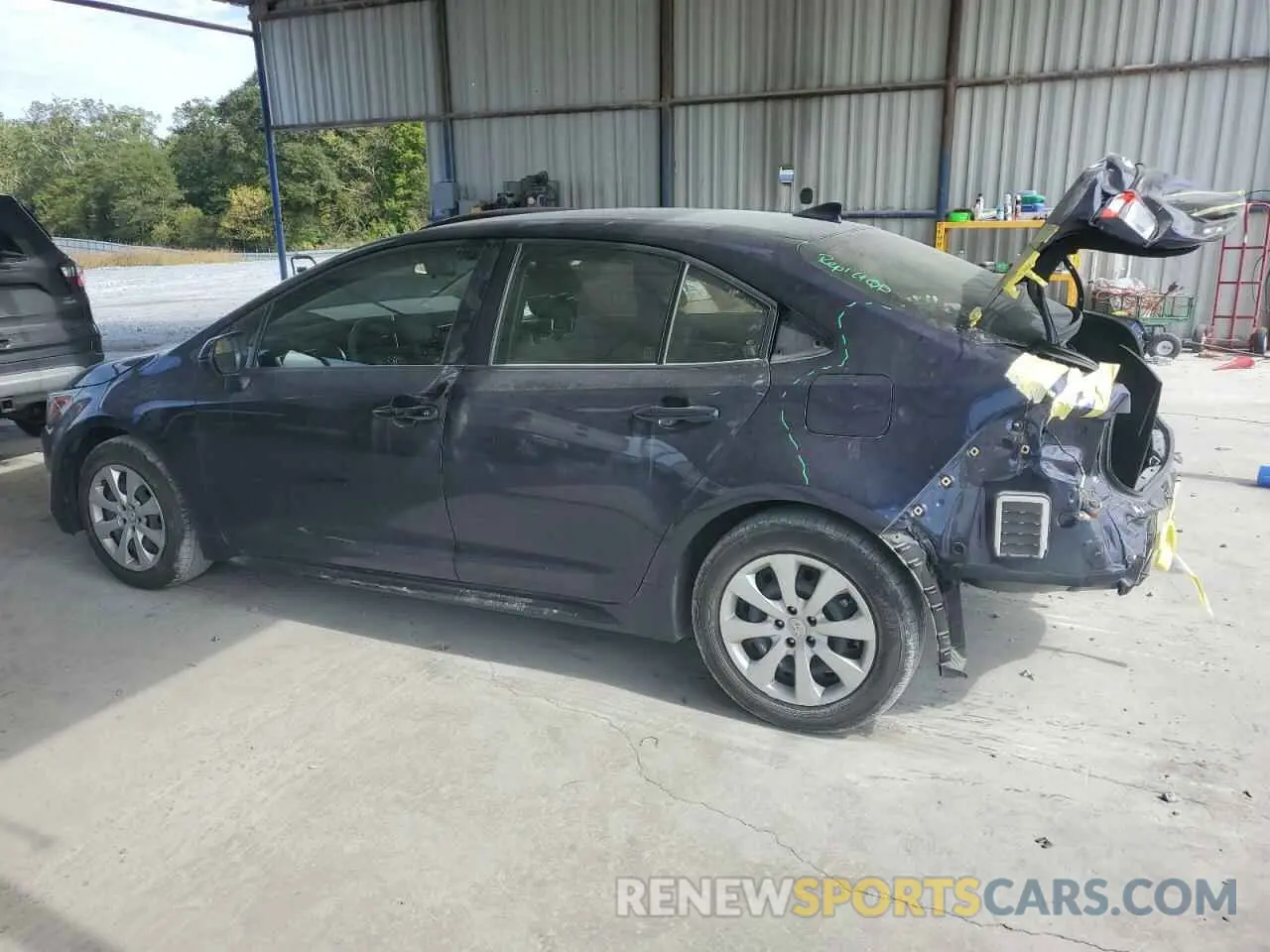 2 Photograph of a damaged car JTDEPMAEXMJ179960 TOYOTA COROLLA 2021