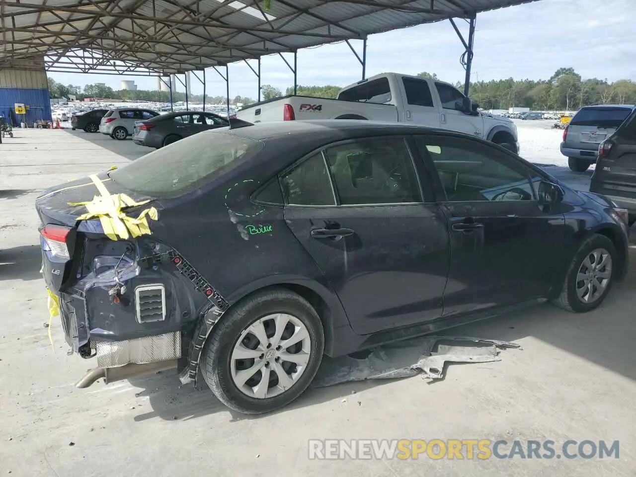 3 Photograph of a damaged car JTDEPMAEXMJ179960 TOYOTA COROLLA 2021