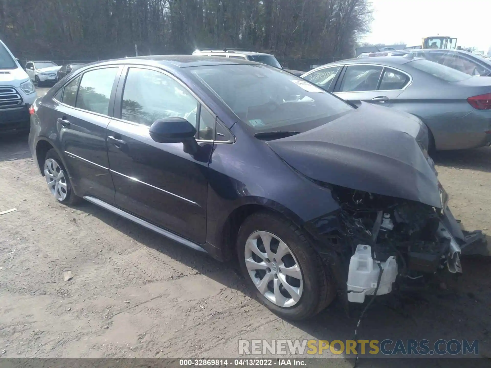 1 Photograph of a damaged car JTDEPMAEXMJ181336 TOYOTA COROLLA 2021