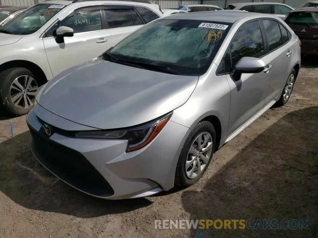 2 Photograph of a damaged car JTDEPMAEXMJ181546 TOYOTA COROLLA 2021