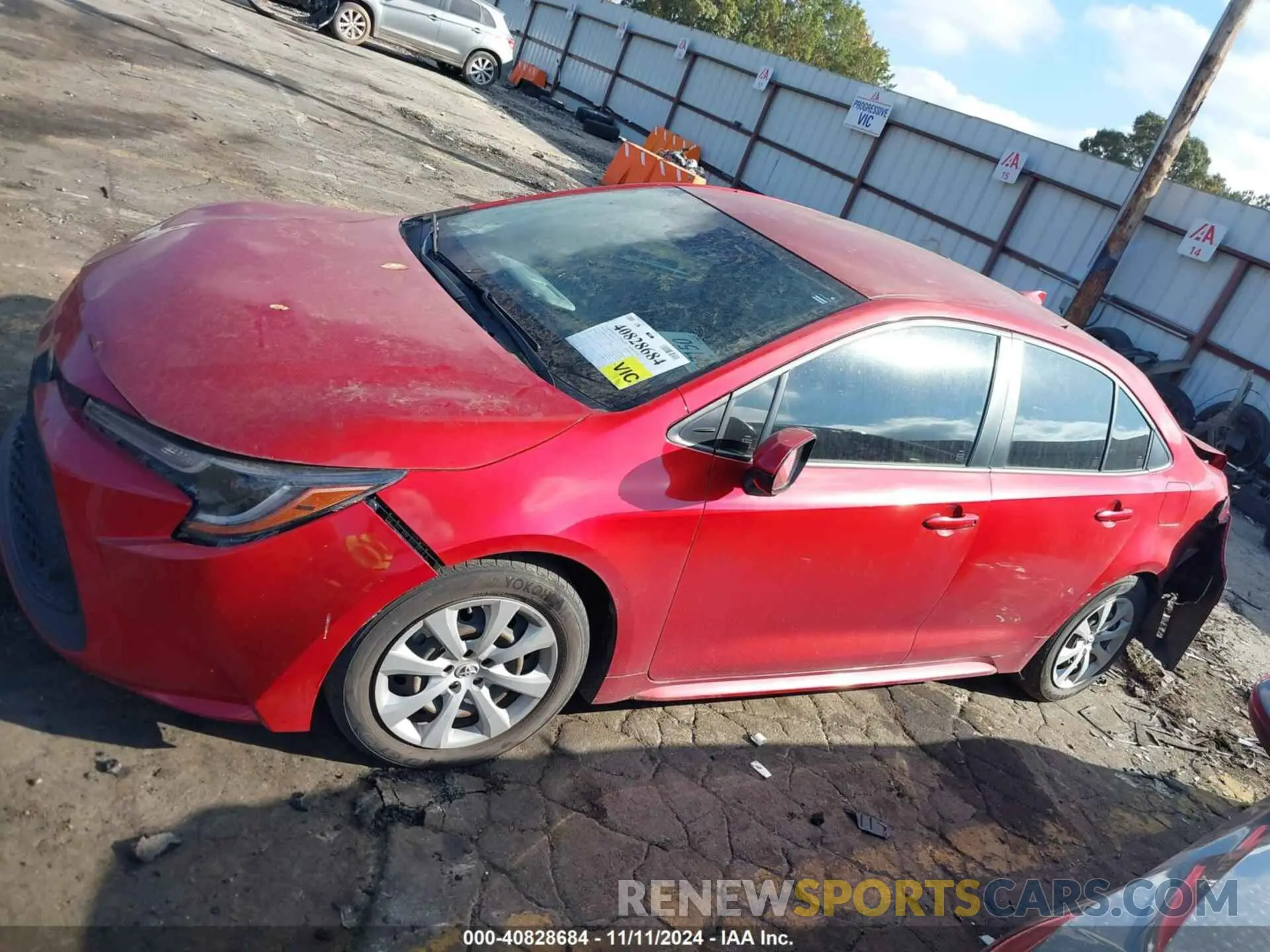 15 Photograph of a damaged car JTDEPMAEXMJ182213 TOYOTA COROLLA 2021