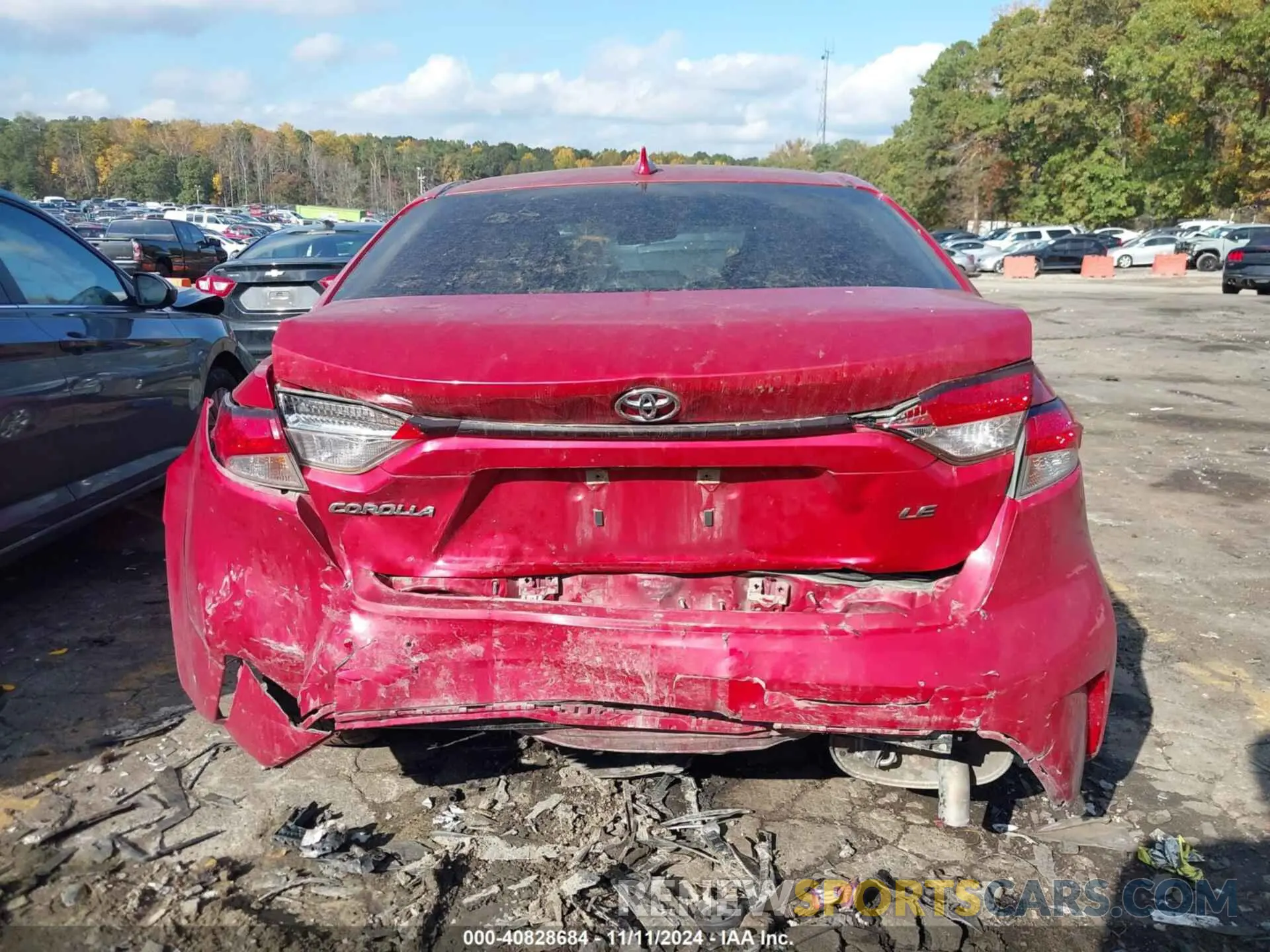 17 Photograph of a damaged car JTDEPMAEXMJ182213 TOYOTA COROLLA 2021