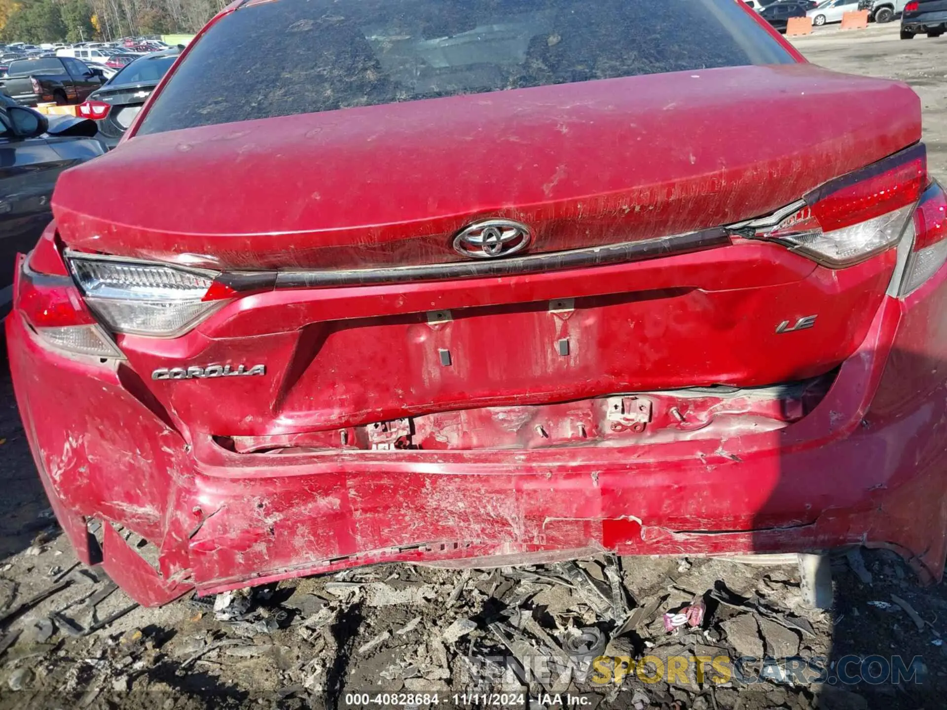 19 Photograph of a damaged car JTDEPMAEXMJ182213 TOYOTA COROLLA 2021
