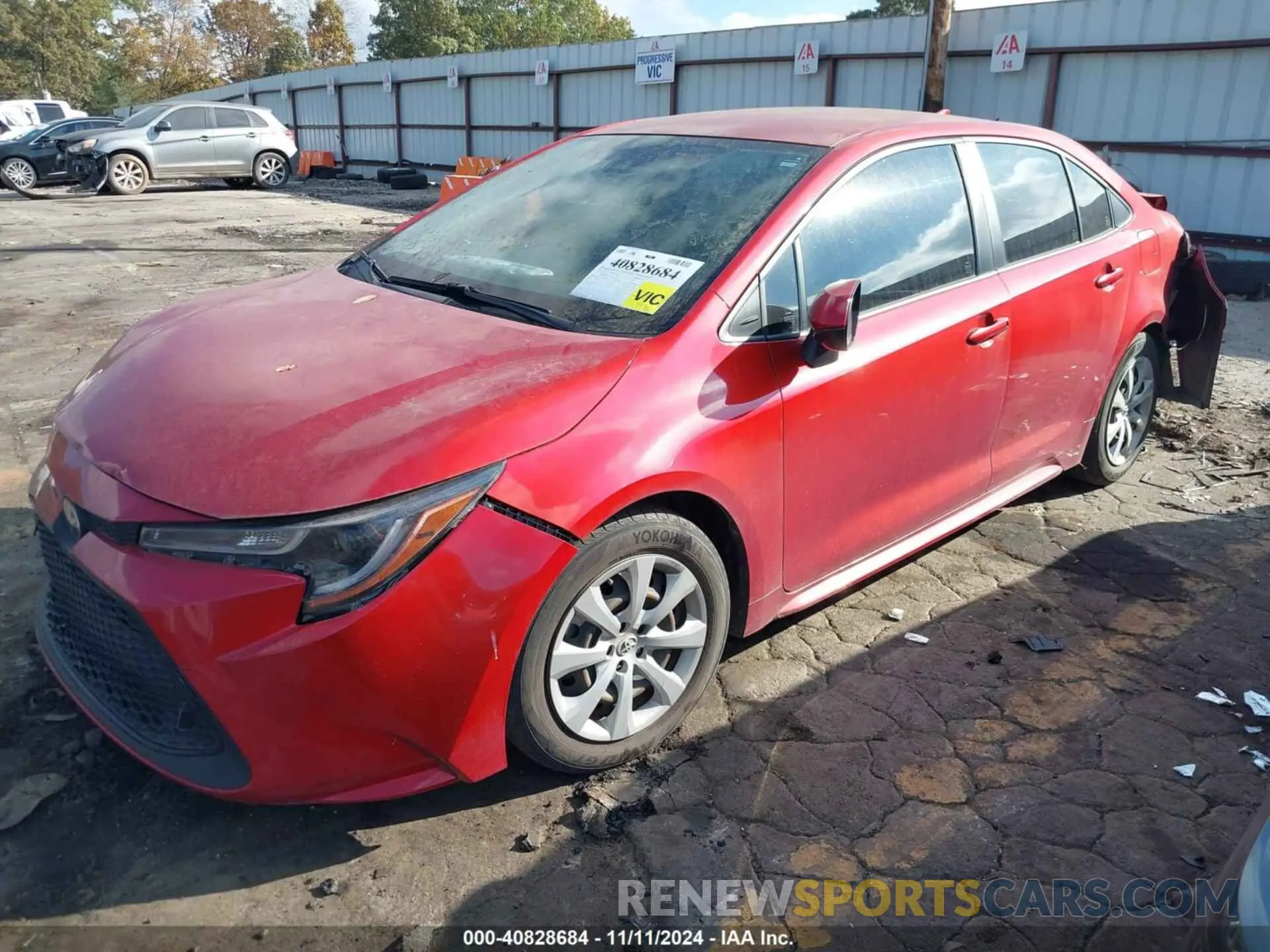 2 Photograph of a damaged car JTDEPMAEXMJ182213 TOYOTA COROLLA 2021