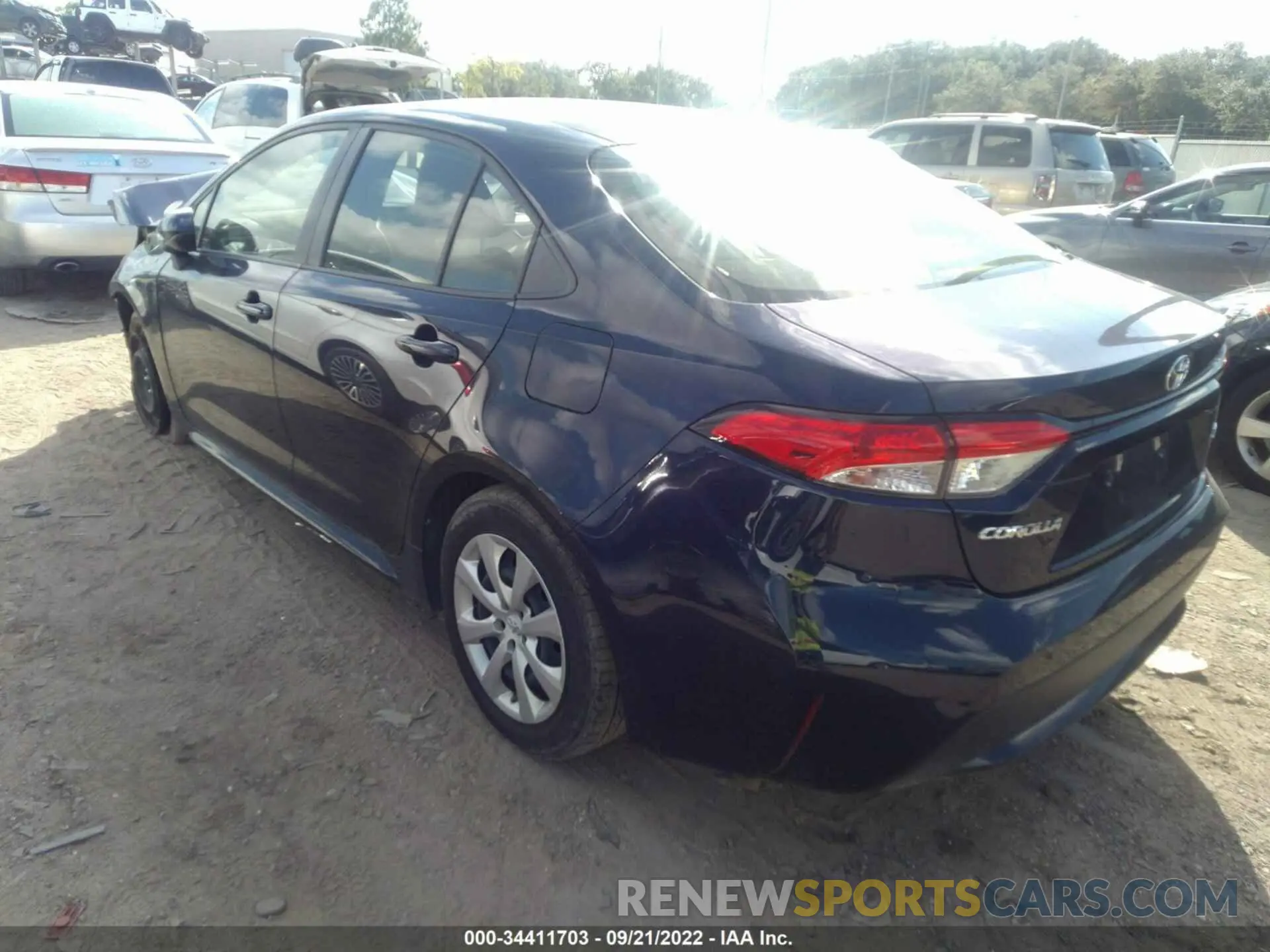 3 Photograph of a damaged car JTDEPMAEXMJ185337 TOYOTA COROLLA 2021