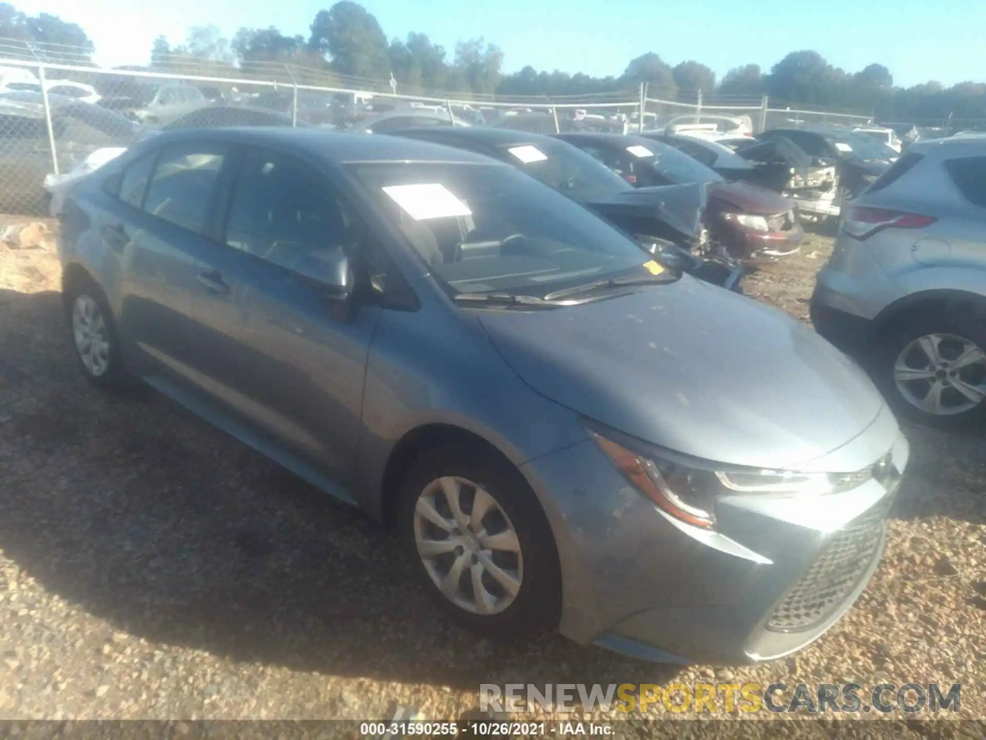 1 Photograph of a damaged car JTDEPMAEXMJ186097 TOYOTA COROLLA 2021