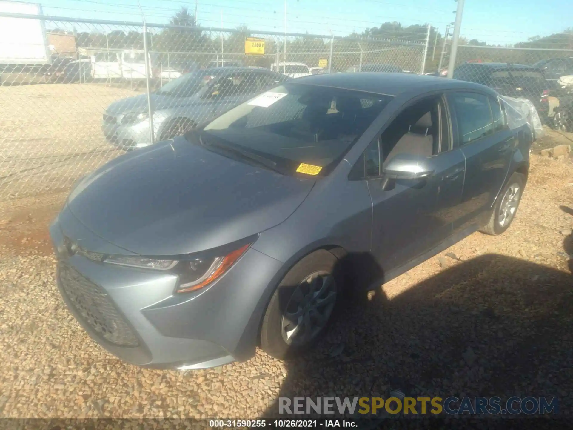 2 Photograph of a damaged car JTDEPMAEXMJ186097 TOYOTA COROLLA 2021