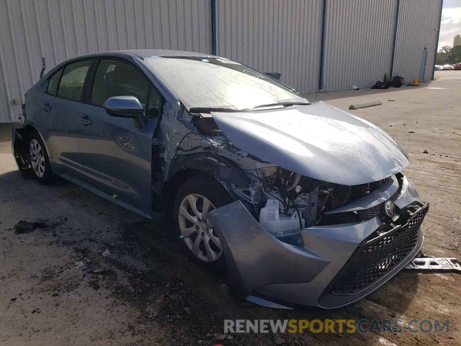 1 Photograph of a damaged car JTDEPMAEXMJ187251 TOYOTA COROLLA 2021