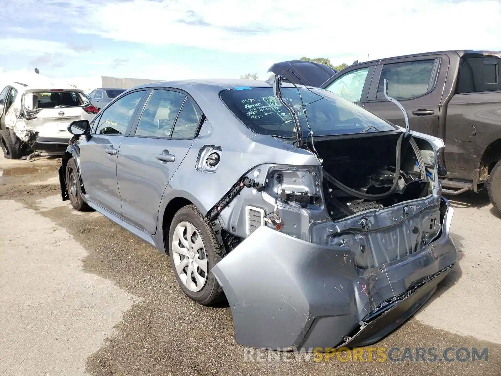 3 Photograph of a damaged car JTDEPMAEXMJ187251 TOYOTA COROLLA 2021