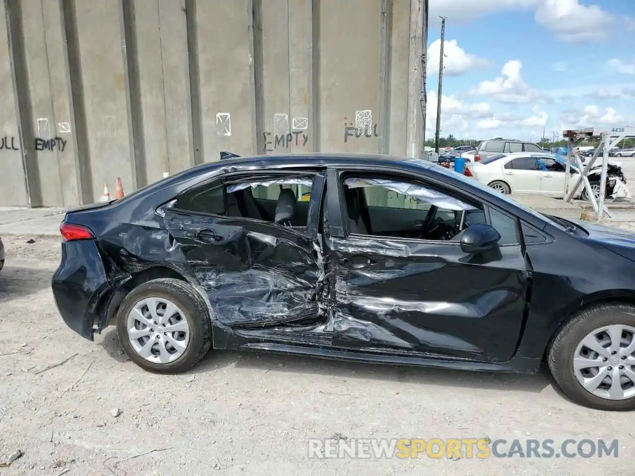 9 Photograph of a damaged car JTDEPMAEXMJ187279 TOYOTA COROLLA 2021