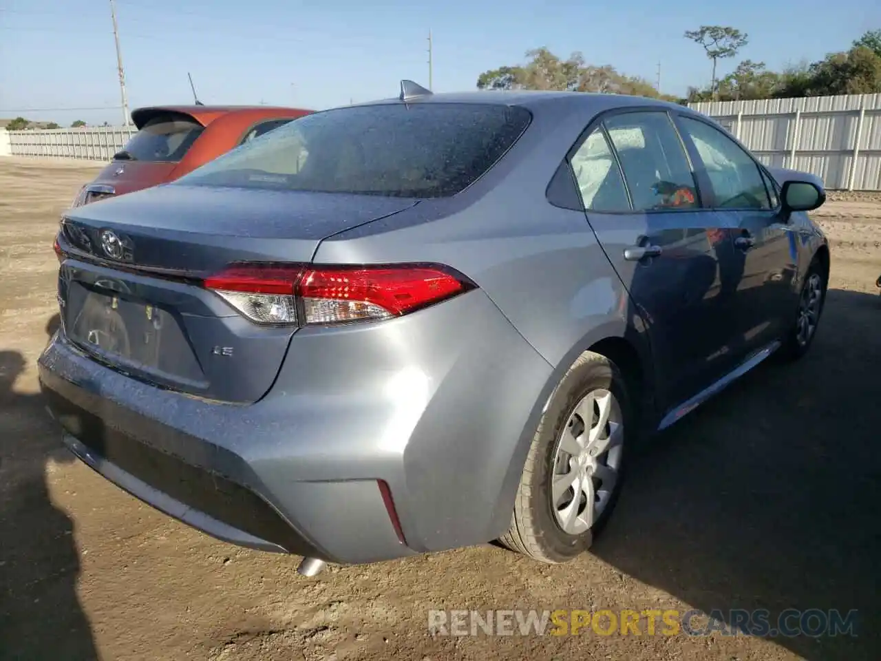 4 Photograph of a damaged car JTDEPMAEXMJ189744 TOYOTA COROLLA 2021