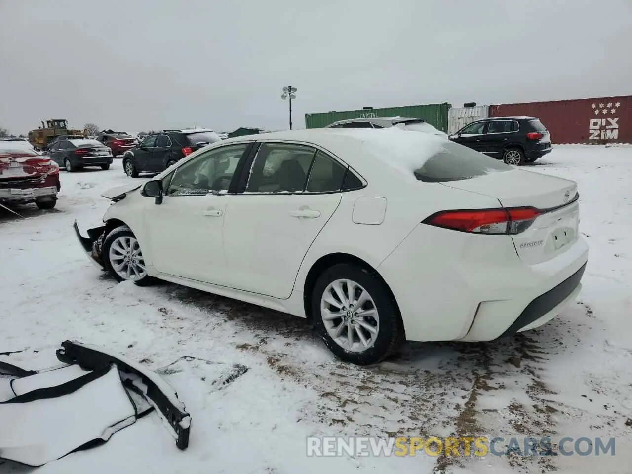 2 Photograph of a damaged car JTDFPMAE3MJ125551 TOYOTA COROLLA 2021