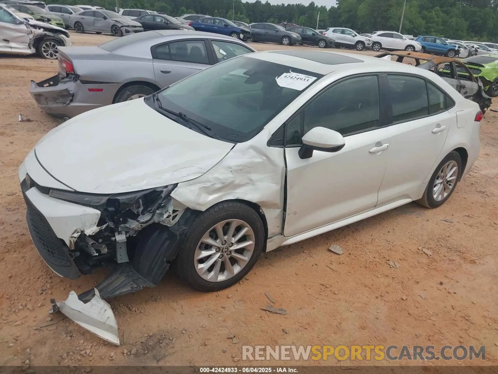 2 Photograph of a damaged car JTDHPMAE1MJ180914 TOYOTA COROLLA 2021