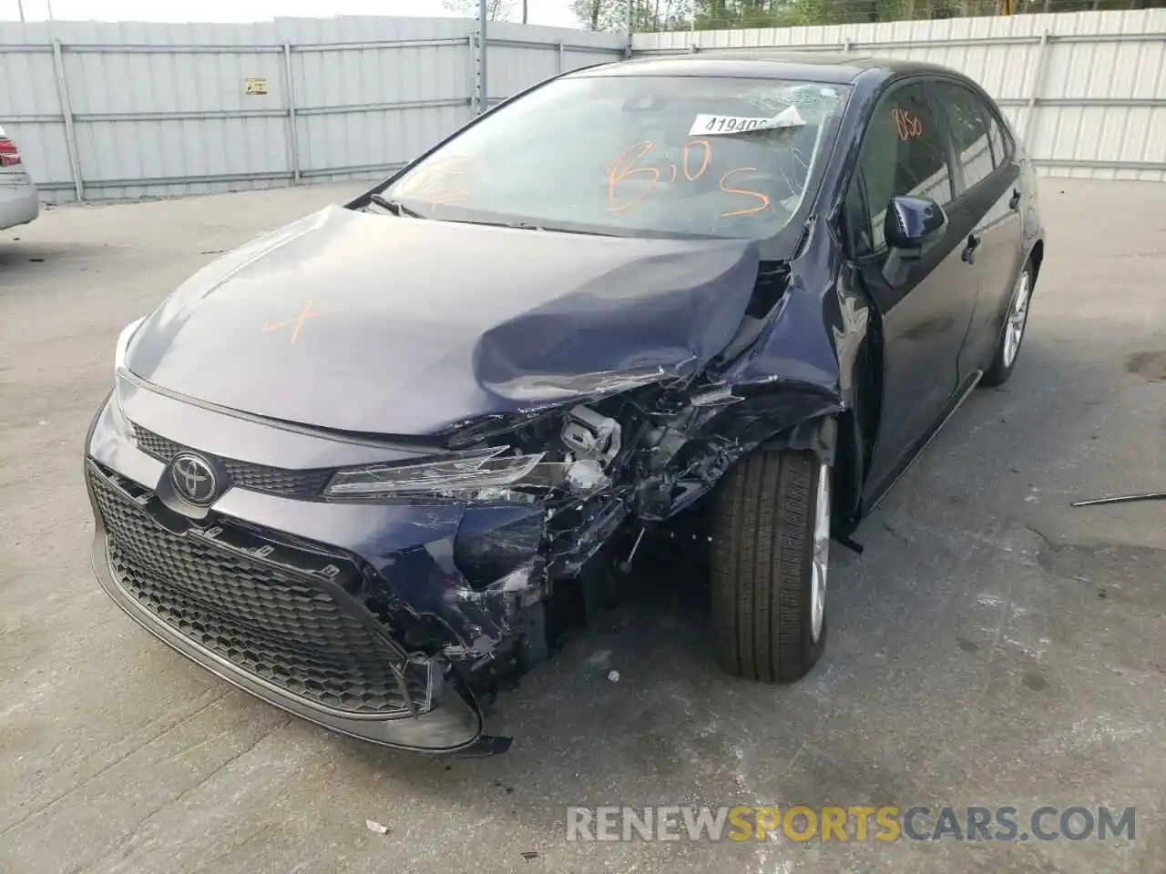 2 Photograph of a damaged car JTDHPMAE2MJ128126 TOYOTA COROLLA 2021