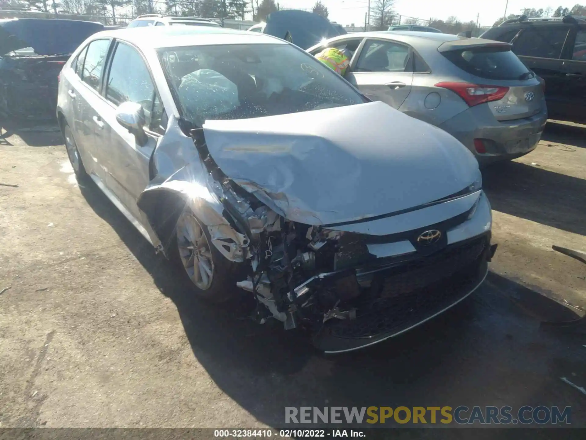 1 Photograph of a damaged car JTDHPMAE5MJ177546 TOYOTA COROLLA 2021