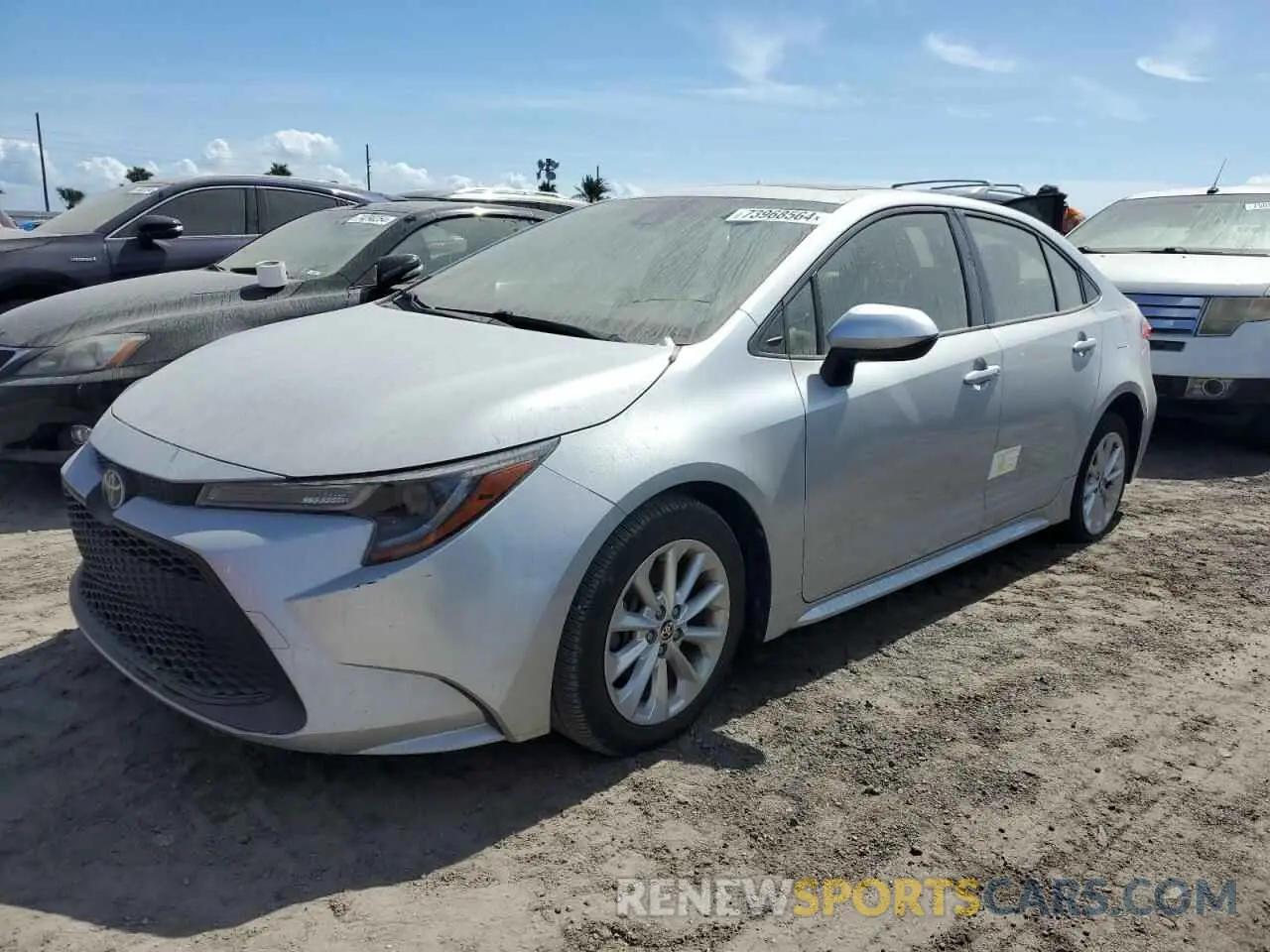 1 Photograph of a damaged car JTDHPMAE6MJ133927 TOYOTA COROLLA 2021