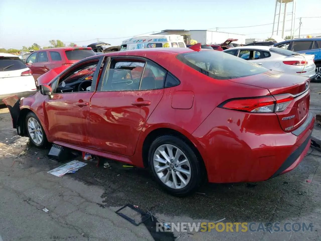 2 Photograph of a damaged car JTDHPMAE9MJ133730 TOYOTA COROLLA 2021