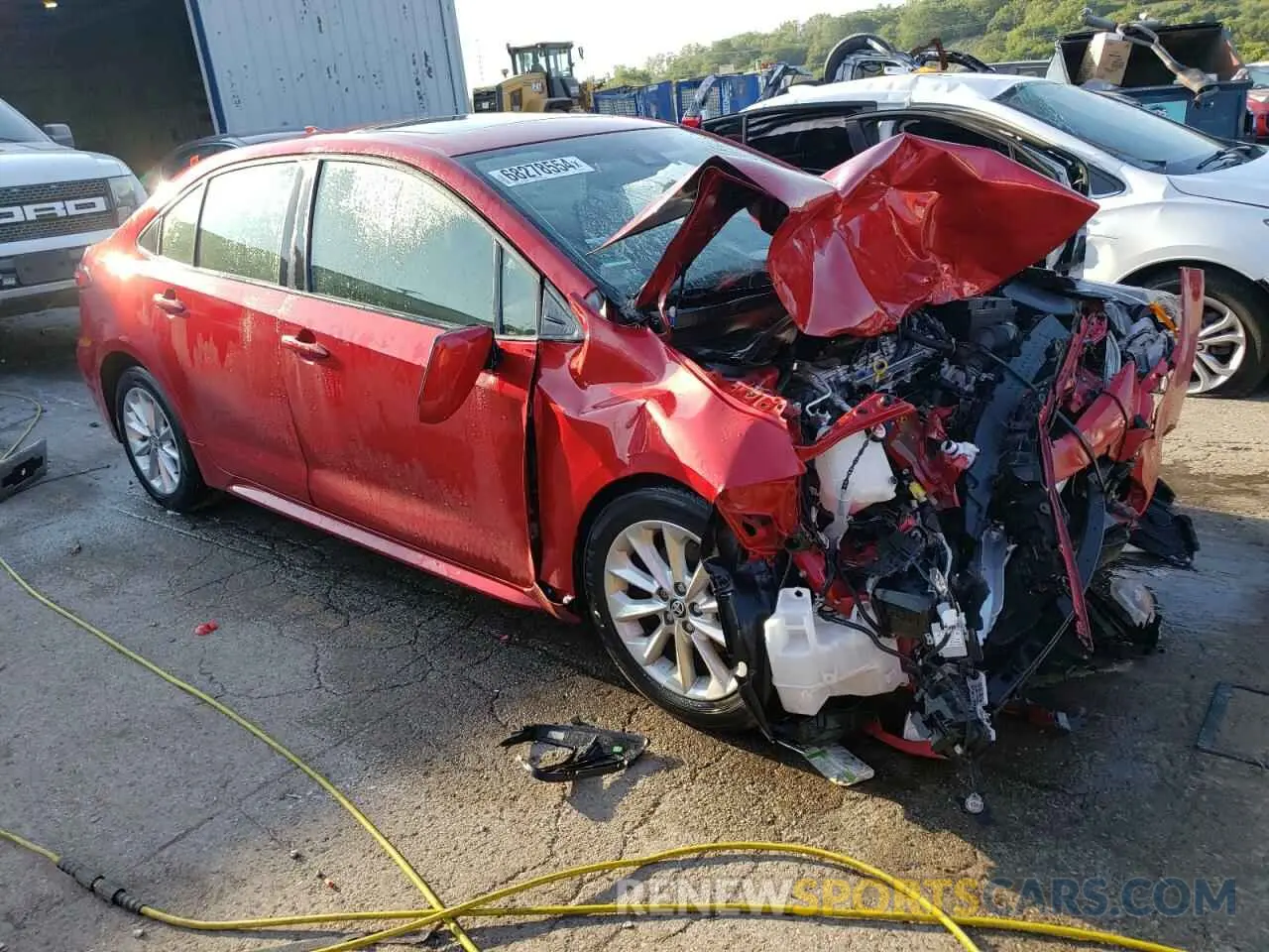 4 Photograph of a damaged car JTDHPMAE9MJ133730 TOYOTA COROLLA 2021