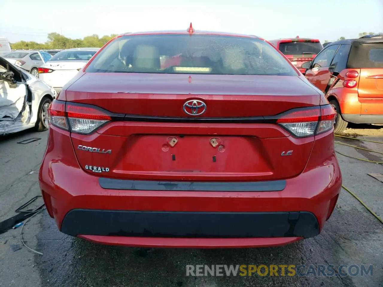 6 Photograph of a damaged car JTDHPMAE9MJ133730 TOYOTA COROLLA 2021