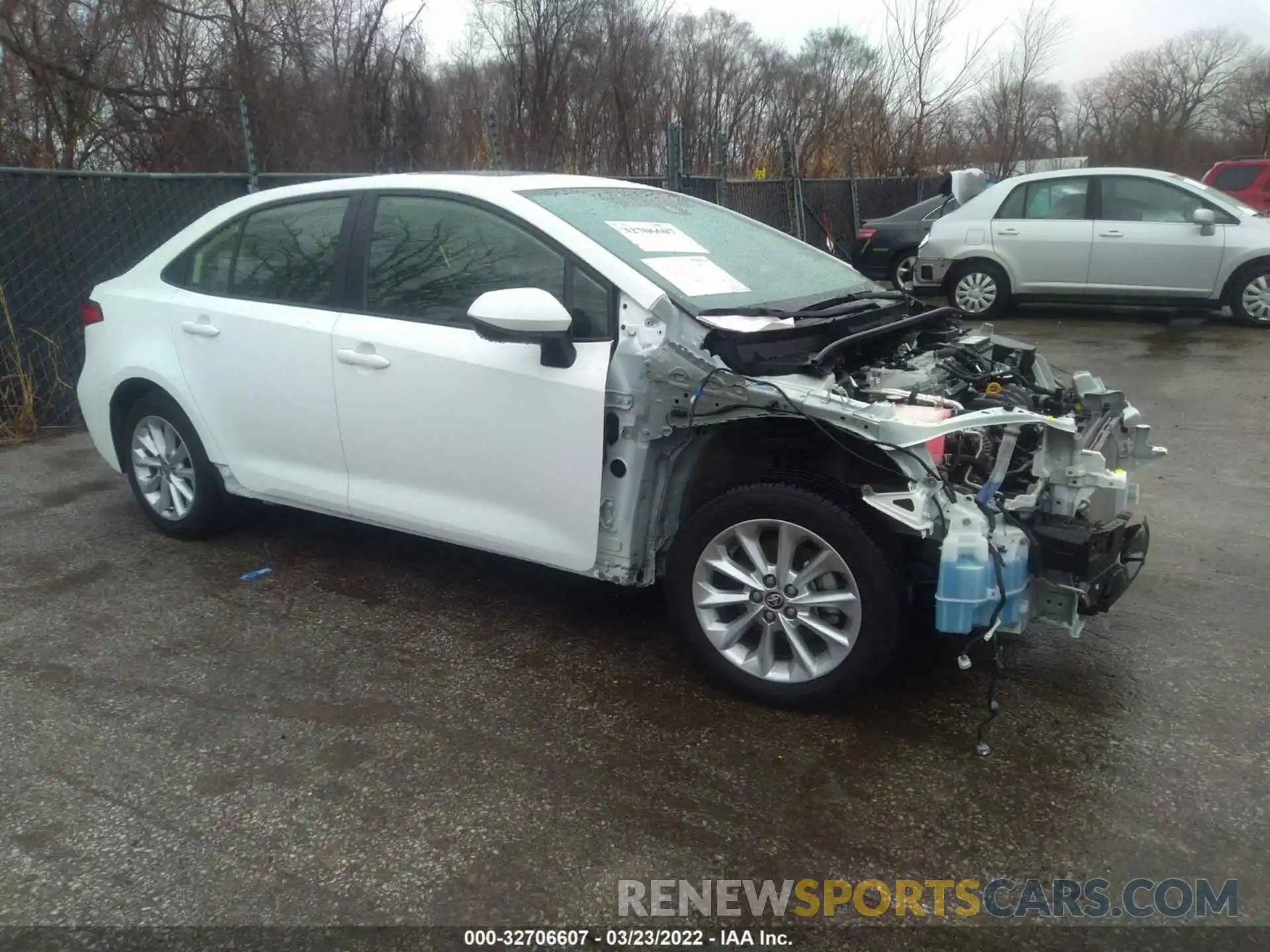 1 Photograph of a damaged car JTDHPMAEXMJ128634 TOYOTA COROLLA 2021