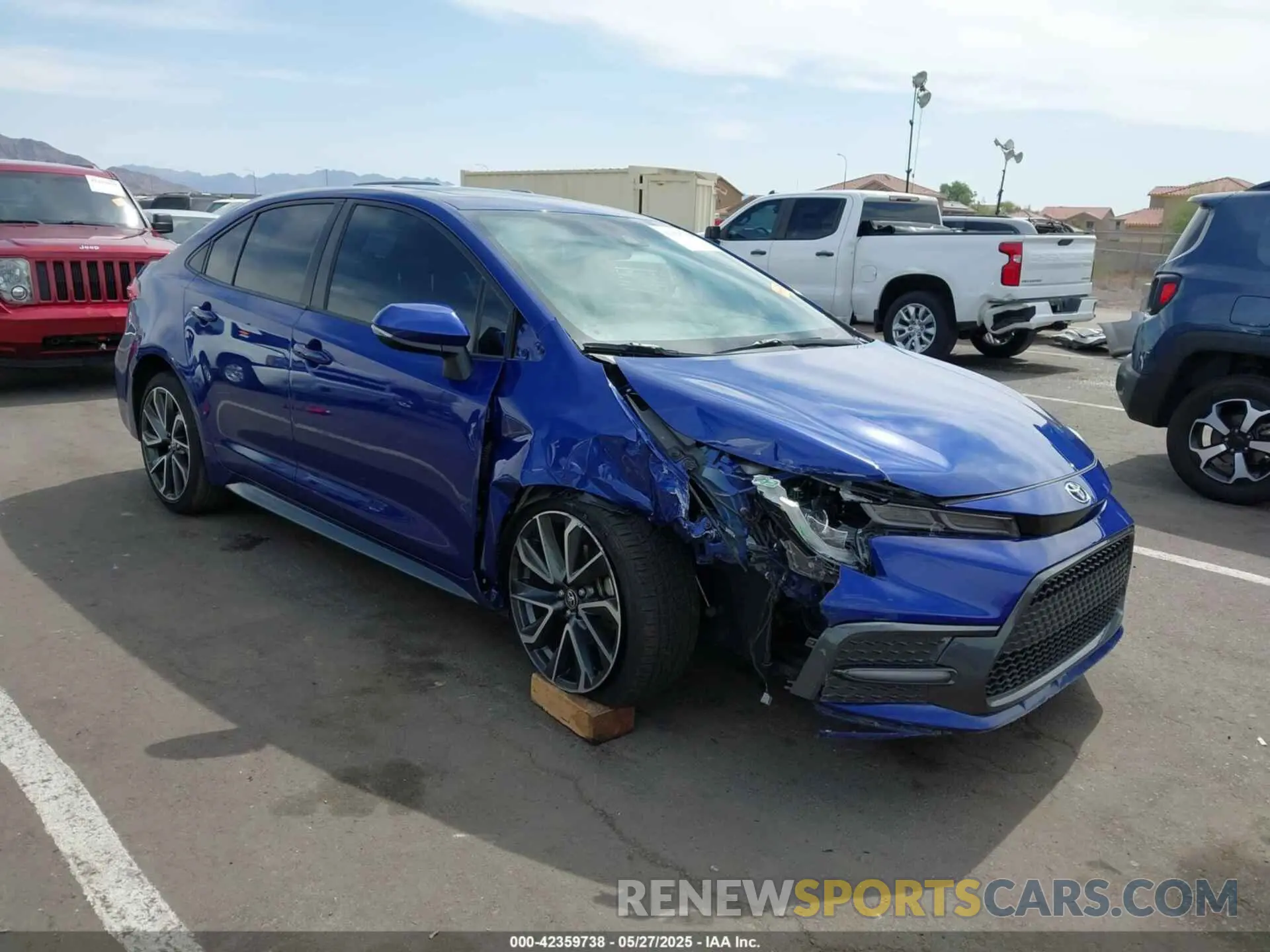 1 Photograph of a damaged car JTDM4MCE5MJ069898 TOYOTA COROLLA 2021