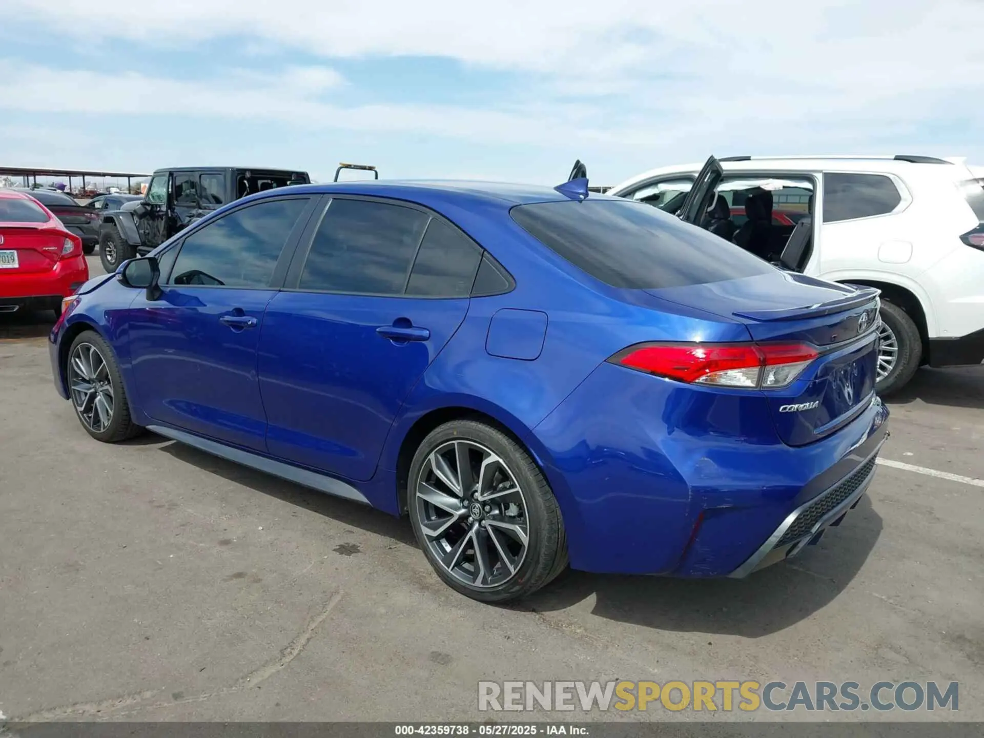 3 Photograph of a damaged car JTDM4MCE5MJ069898 TOYOTA COROLLA 2021