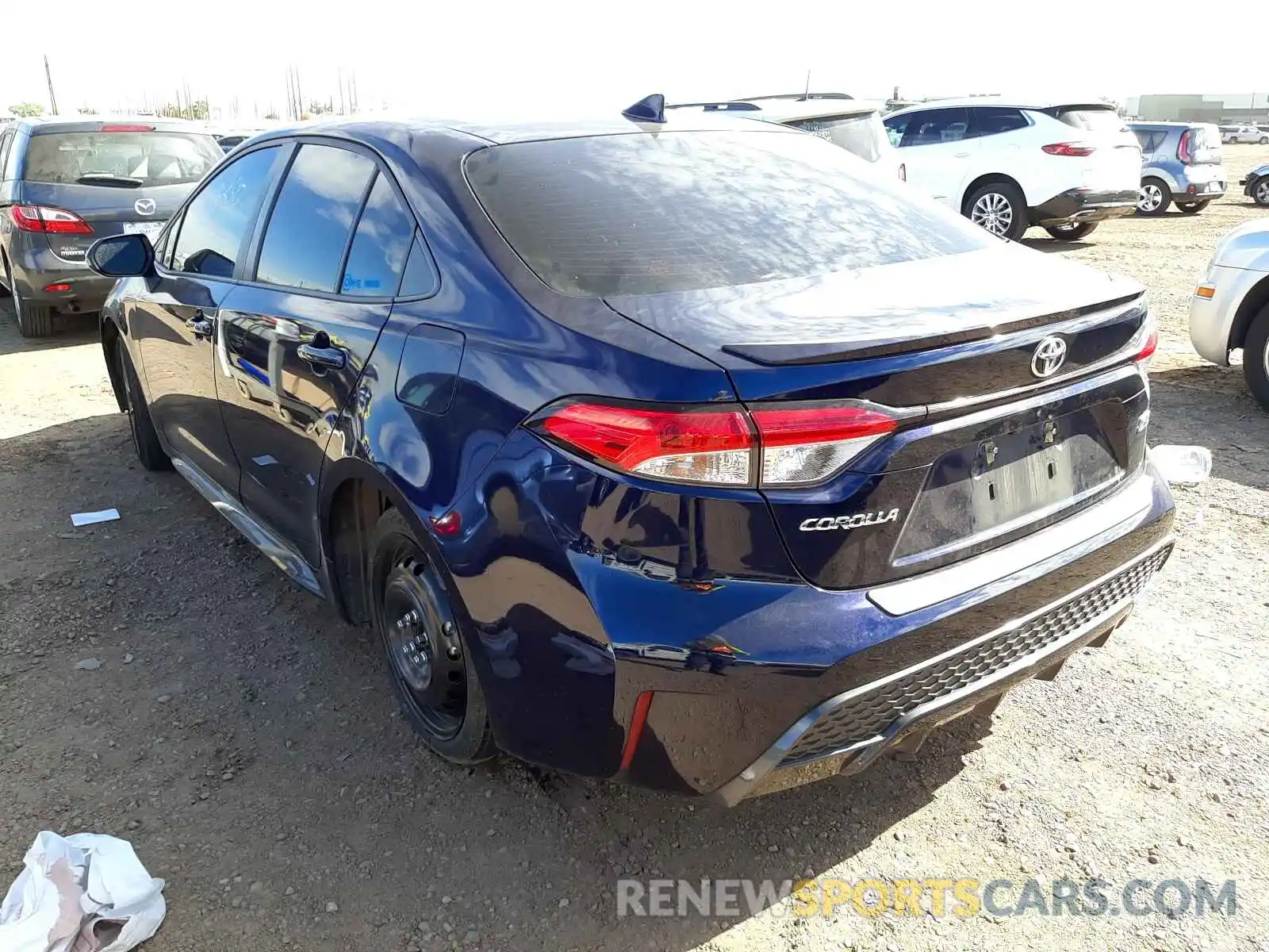 3 Photograph of a damaged car JTDM4MCE6MJ074057 TOYOTA COROLLA 2021