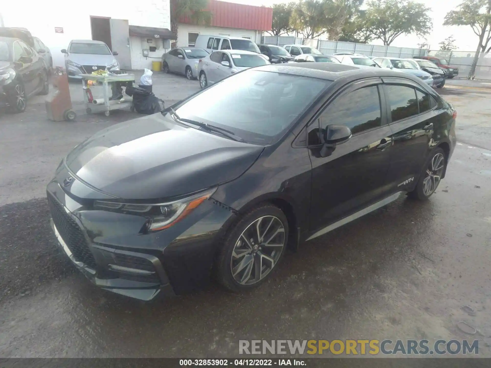 2 Photograph of a damaged car JTDM4MCEXMJ066530 TOYOTA COROLLA 2021