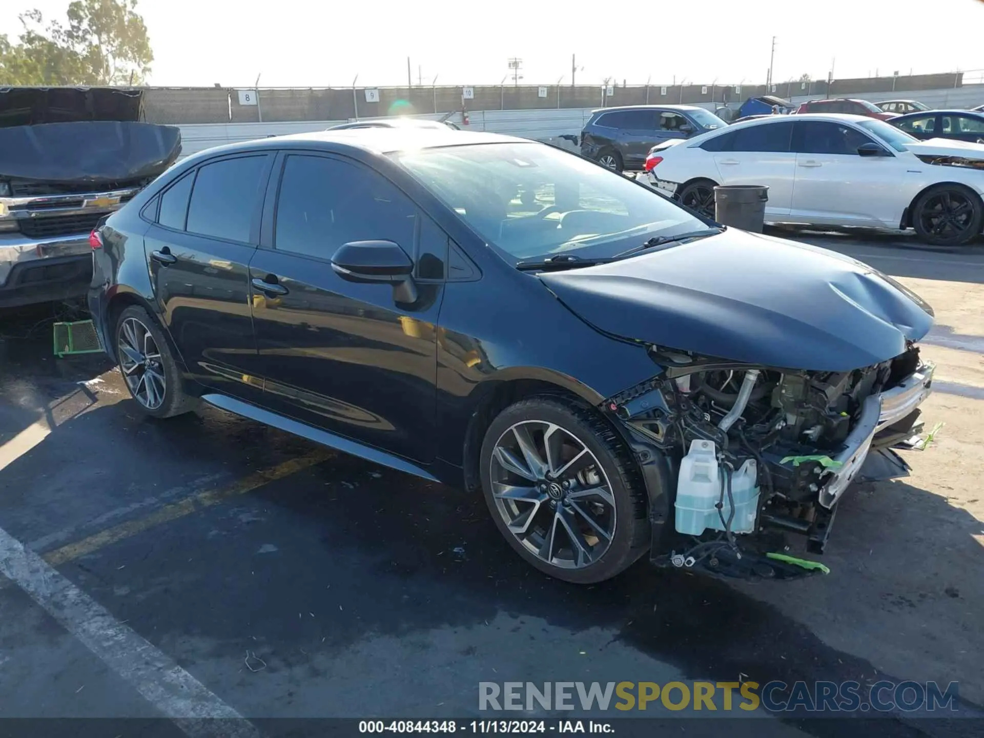 1 Photograph of a damaged car JTDP4MCE0MJ063813 TOYOTA COROLLA 2021