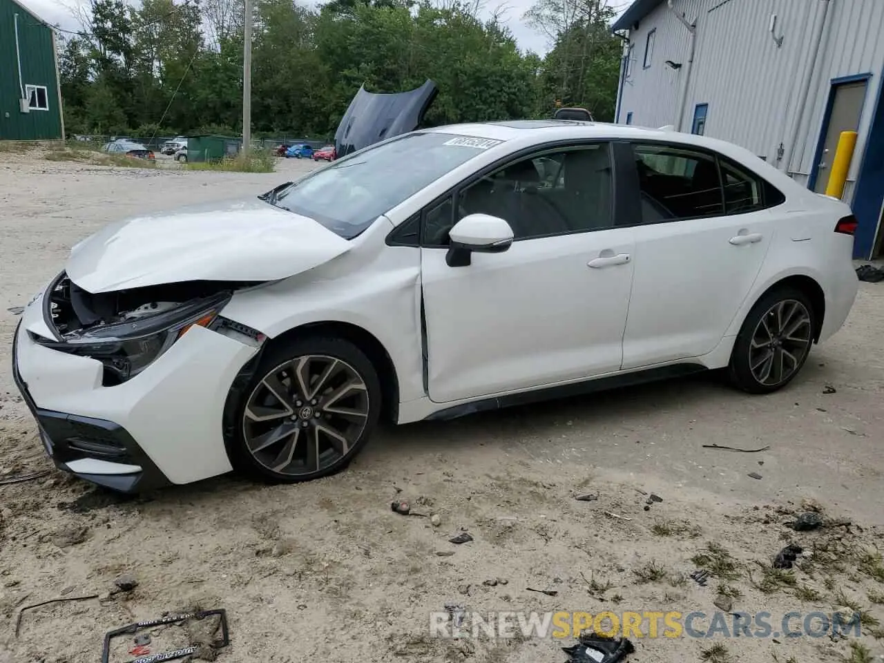 1 Photograph of a damaged car JTDP4MCE0MJ068848 TOYOTA COROLLA 2021