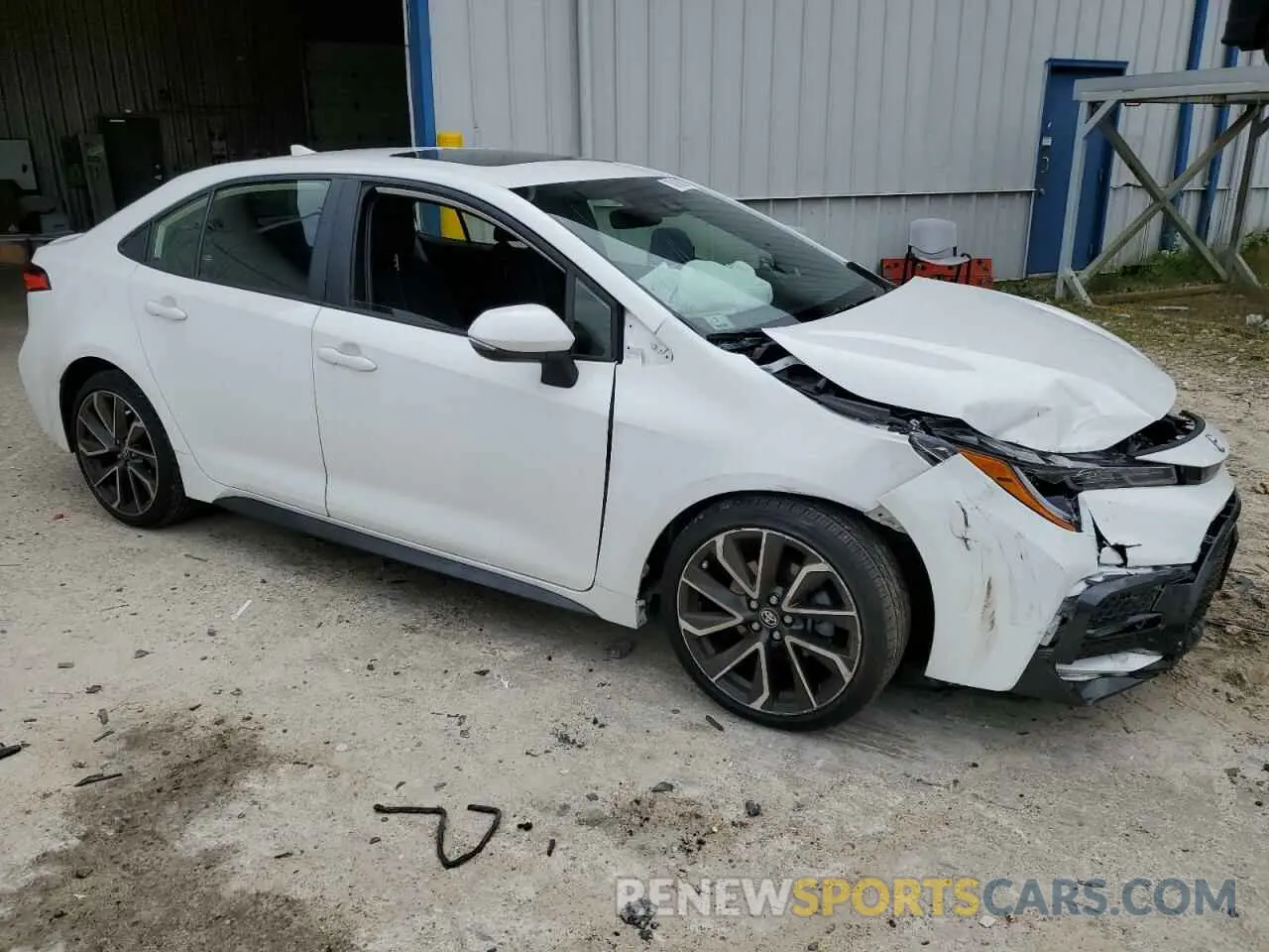 4 Photograph of a damaged car JTDP4MCE0MJ068848 TOYOTA COROLLA 2021