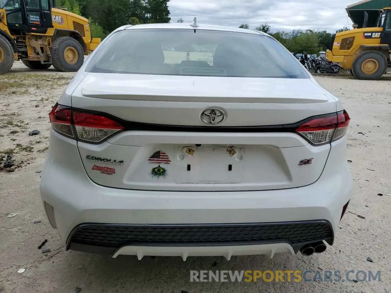 6 Photograph of a damaged car JTDP4MCE0MJ068848 TOYOTA COROLLA 2021