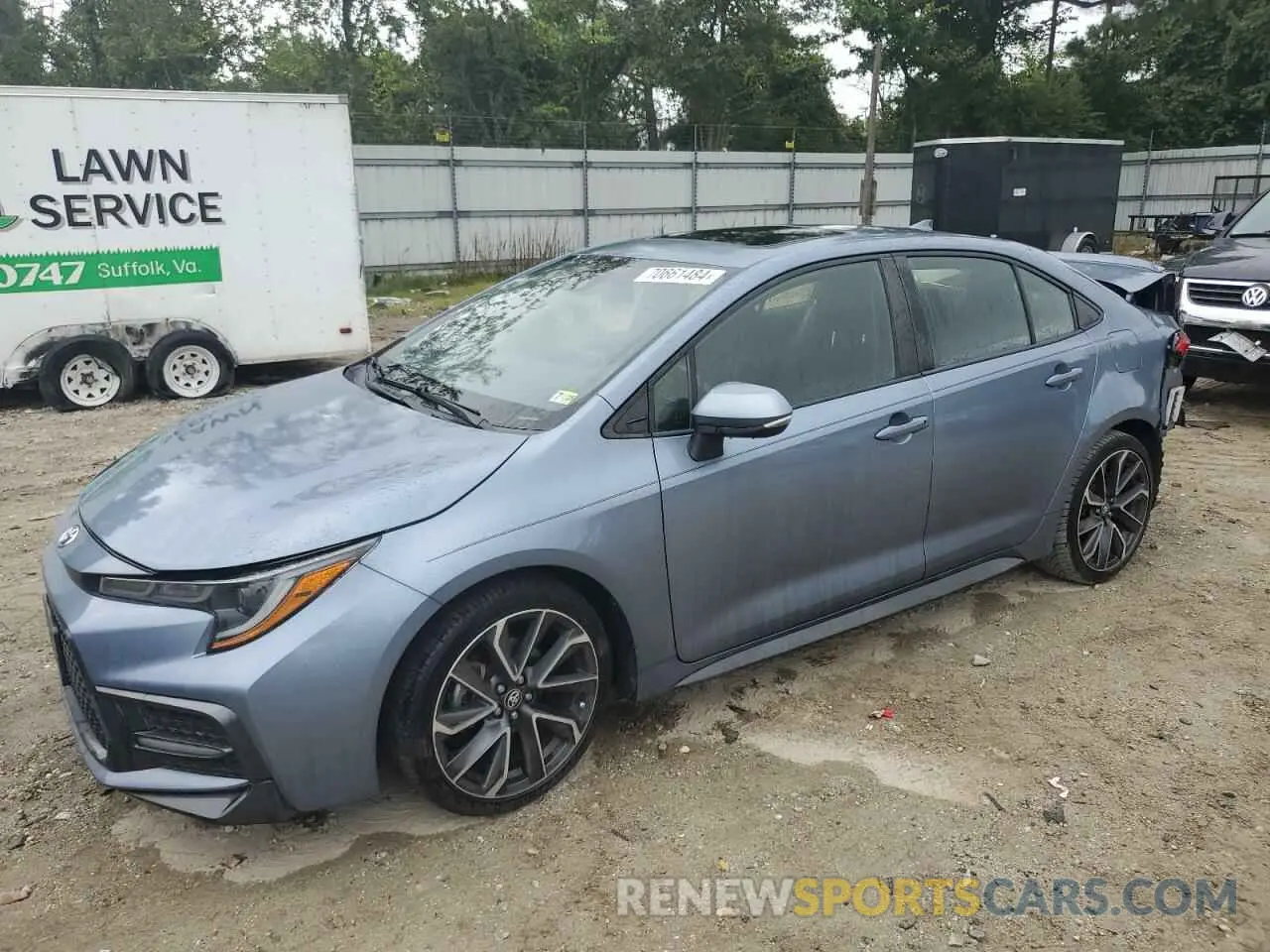1 Photograph of a damaged car JTDP4MCE2MJ054871 TOYOTA COROLLA 2021