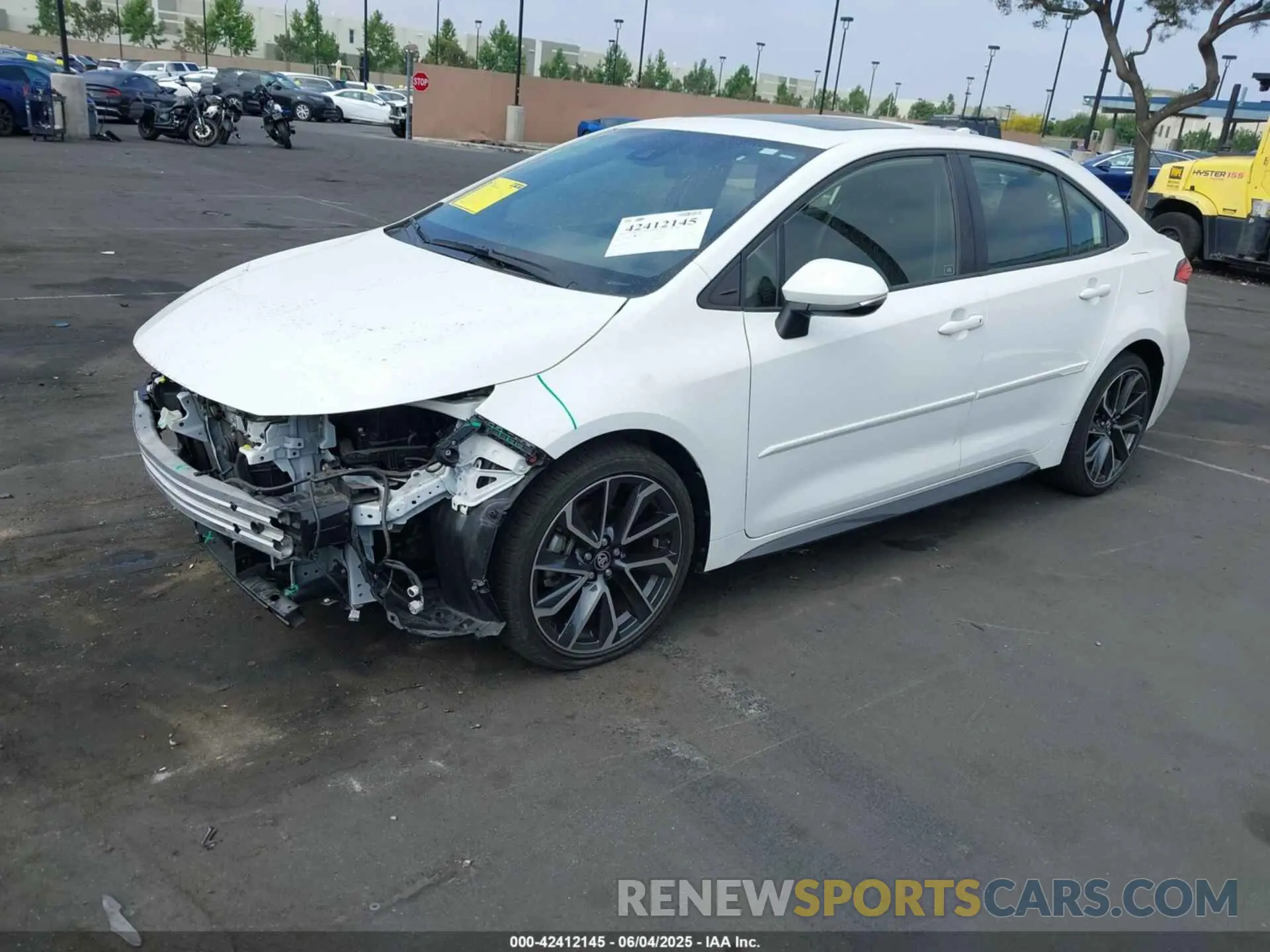 2 Photograph of a damaged car JTDP4MCE2MJ063621 TOYOTA COROLLA 2021