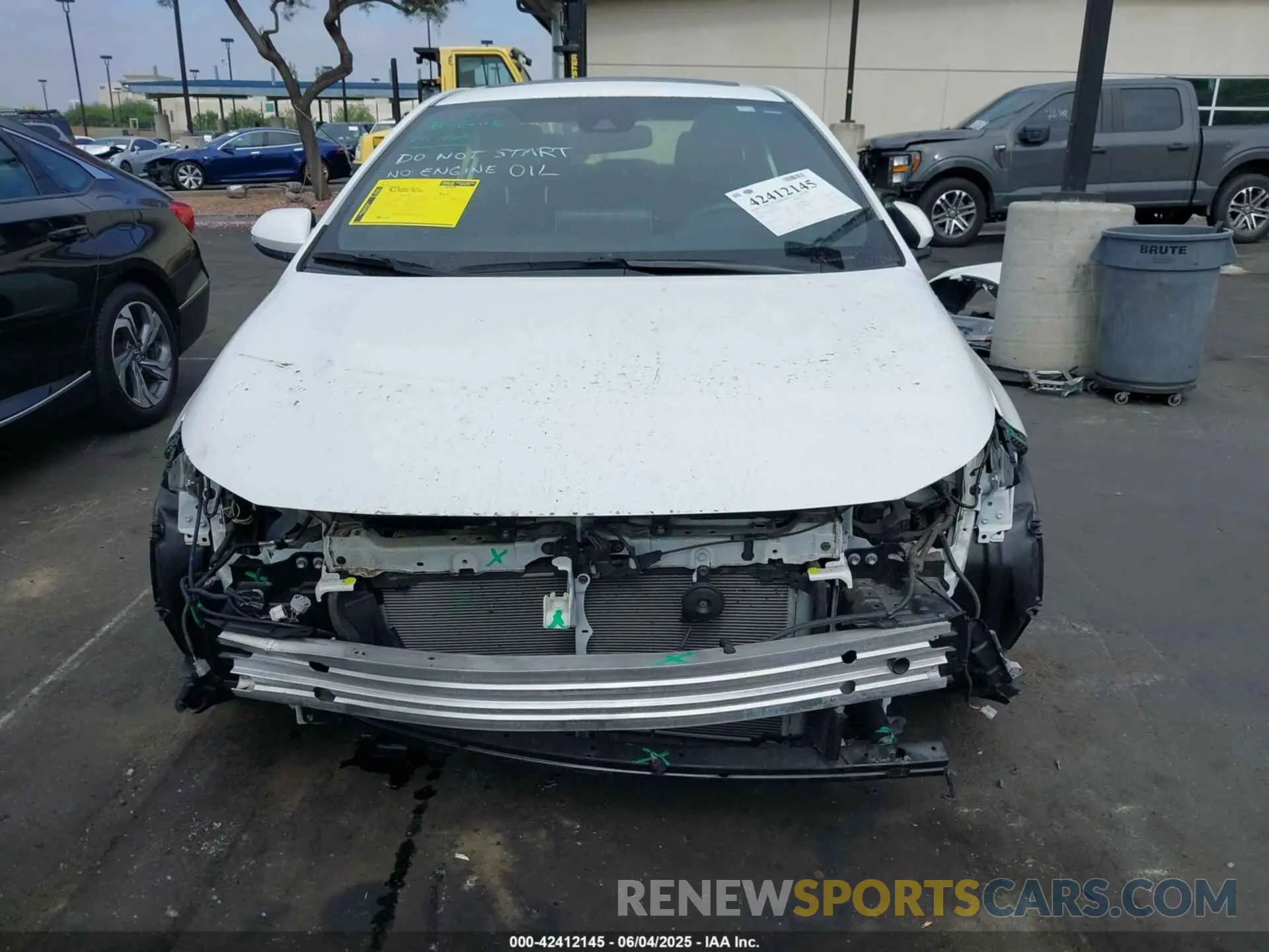 6 Photograph of a damaged car JTDP4MCE2MJ063621 TOYOTA COROLLA 2021