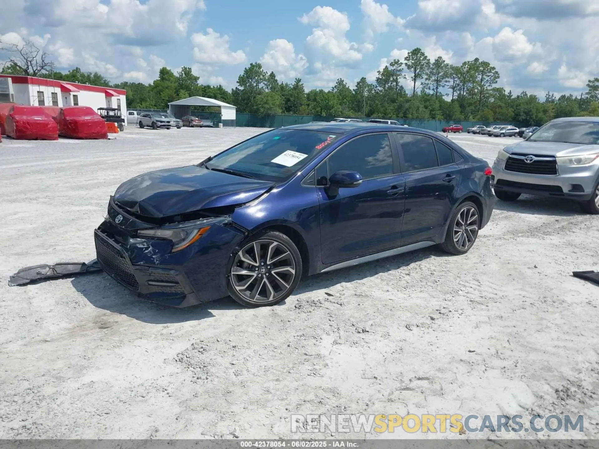 2 Photograph of a damaged car JTDP4MCE2MJ078121 TOYOTA COROLLA 2021