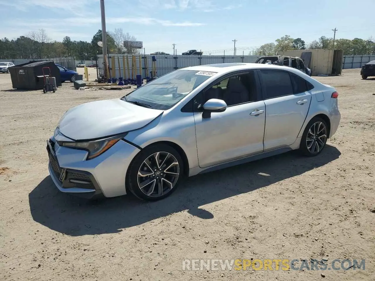 1 Photograph of a damaged car JTDP4MCE3MJ054877 TOYOTA COROLLA 2021