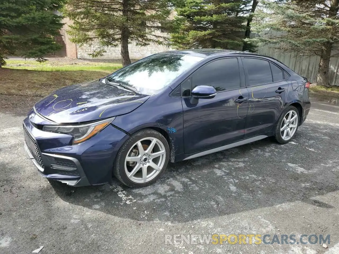 1 Photograph of a damaged car JTDP4MCE3MJ056791 TOYOTA COROLLA 2021