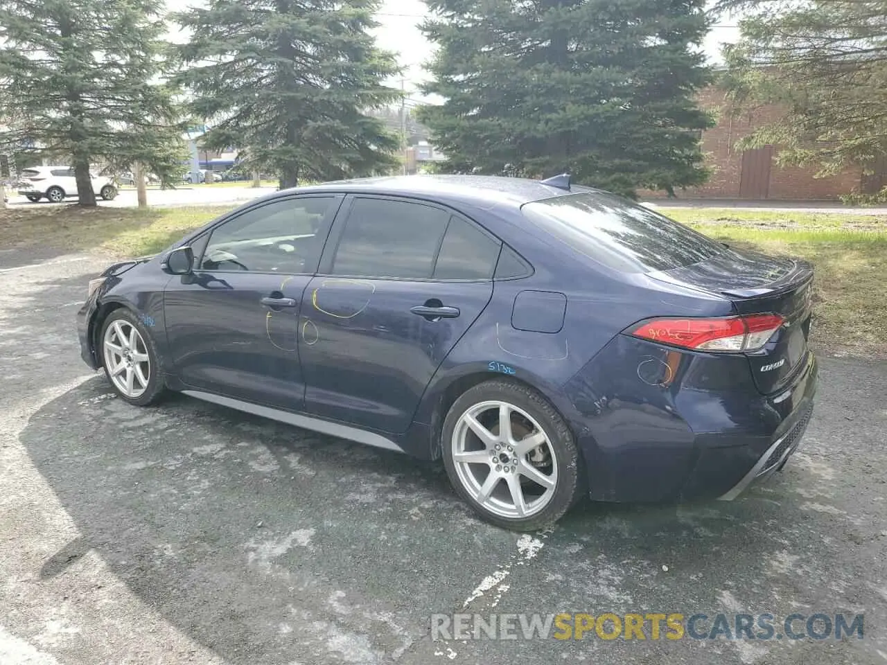 2 Photograph of a damaged car JTDP4MCE3MJ056791 TOYOTA COROLLA 2021