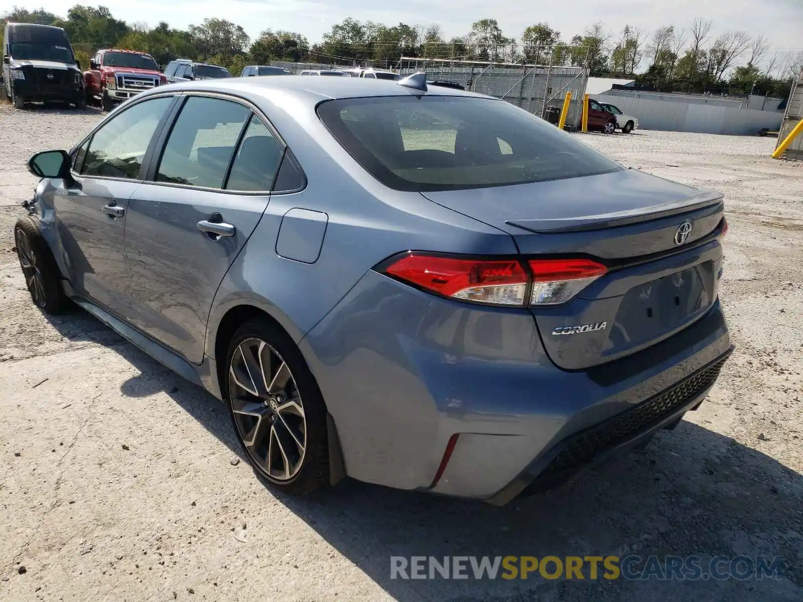 3 Photograph of a damaged car JTDP4MCE3MJ057987 TOYOTA COROLLA 2021