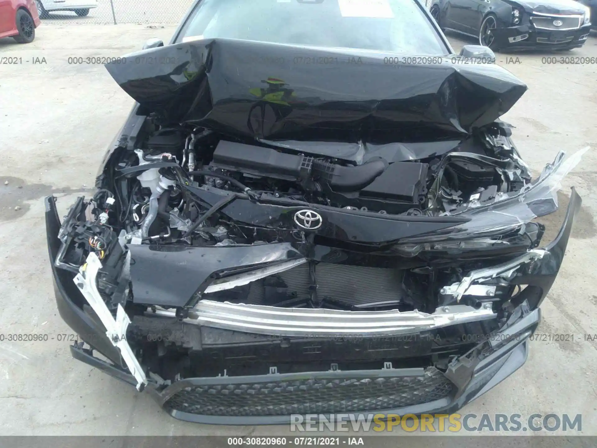 6 Photograph of a damaged car JTDP4MCE4MJ055844 TOYOTA COROLLA 2021