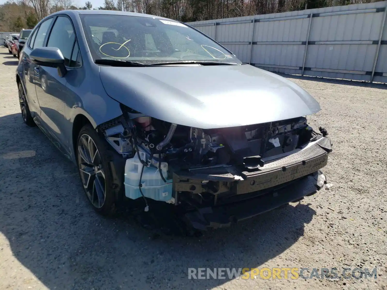 9 Photograph of a damaged car JTDP4MCE4MJ057867 TOYOTA COROLLA 2021