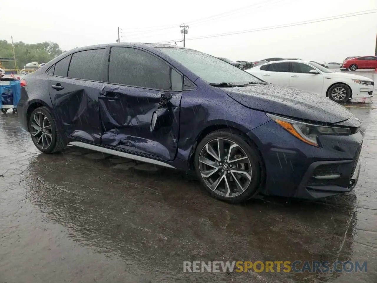 4 Photograph of a damaged car JTDP4MCE5MJ055948 TOYOTA COROLLA 2021